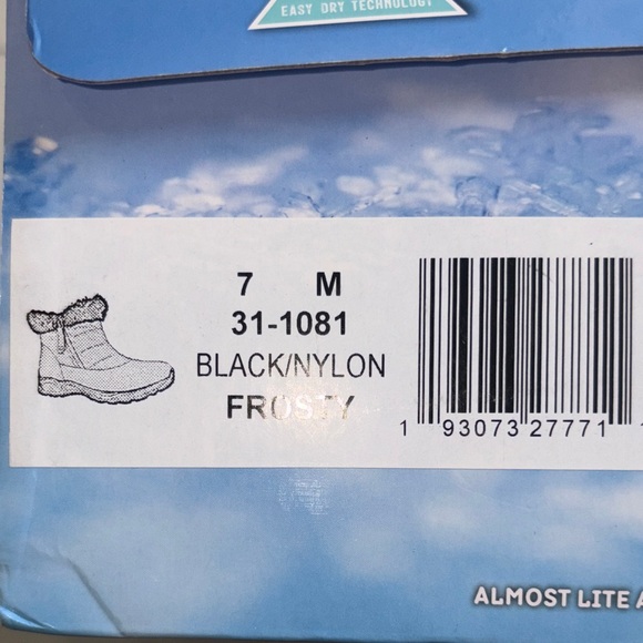 Easy Dry by Easy Street Women’s Ankle Boots with Faux Fur Size 7M - Picture 10 of 15